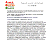 Tablet Screenshot of nnpg.com